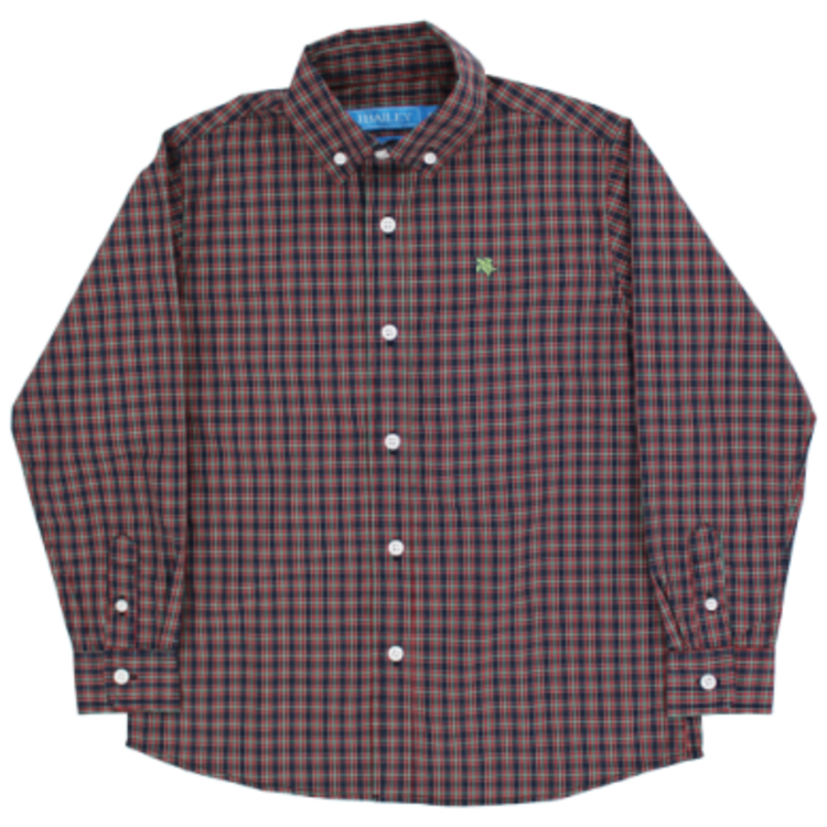 Bailey Boys Button Down Shirt, Durham Plaid