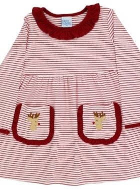 Bailey Boys Rudy Reindeer Knit Dress
