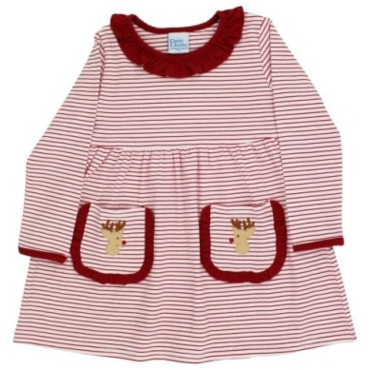 Bailey Boys Rudy Reindeer Knit Dress