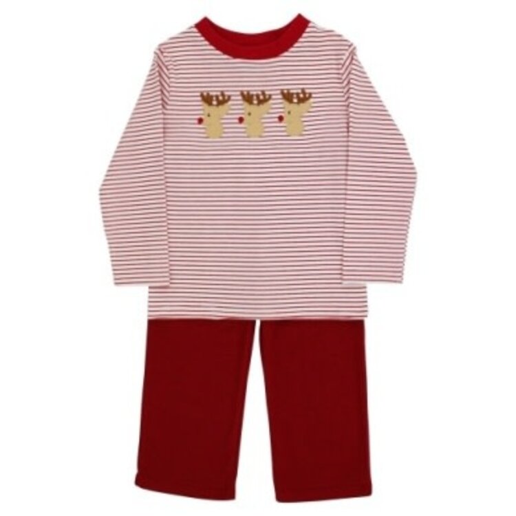 Bailey Boys Rudy Reindeer Pant Set