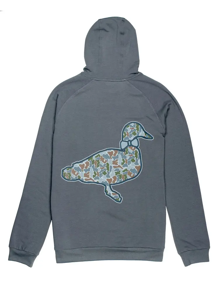 Properly Tied Element Logo Hoodie Terra Camo - Storm
