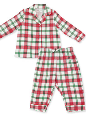 Angel Dear Holiday Plaid LS Pajamas