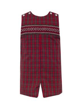 Petit Bebe Charles Red Plaid Jon Jon