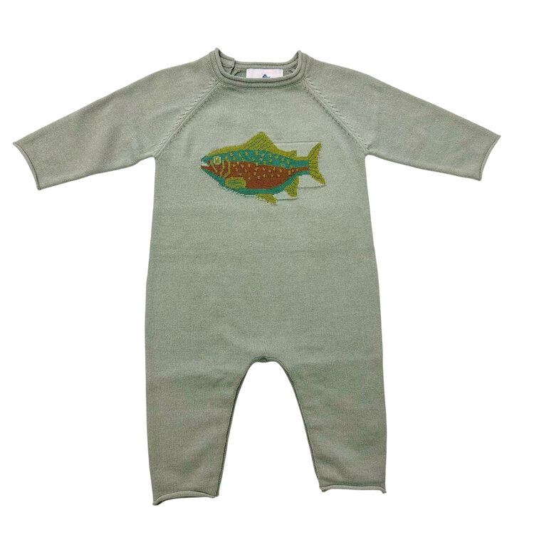 SouthBound Trout Boy Romper