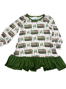Delta Jax Street Car Christmas LS Dress