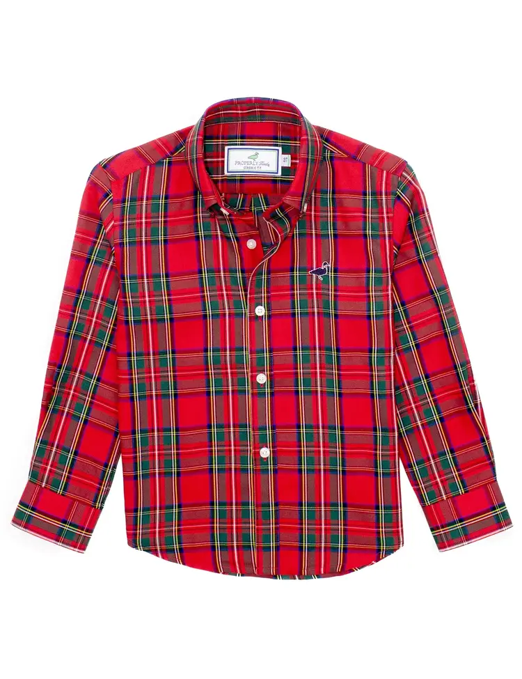 Properly Tied Yuletide Sportshirt