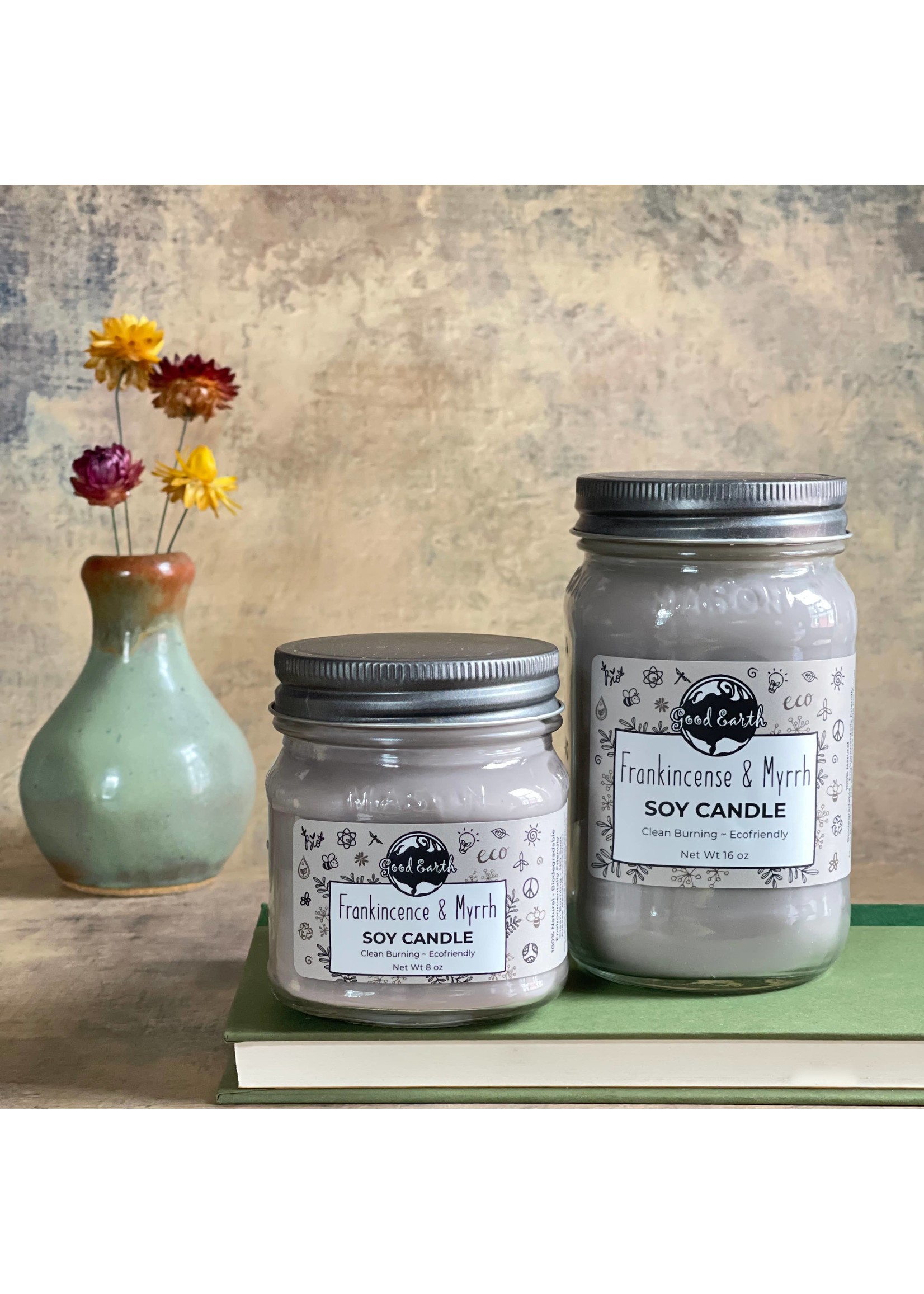 Good Earth Soap 8 oz Soy Candle