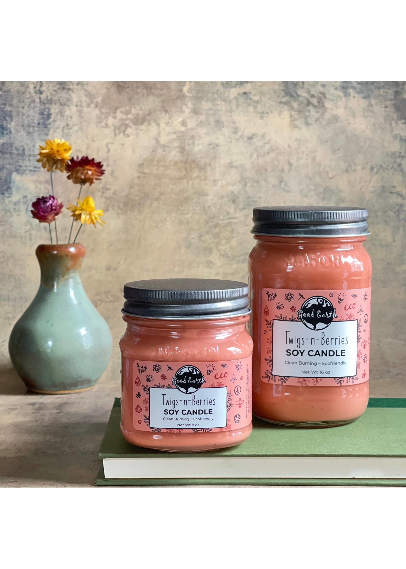 Good Earth Soap 8 oz Soy Candle