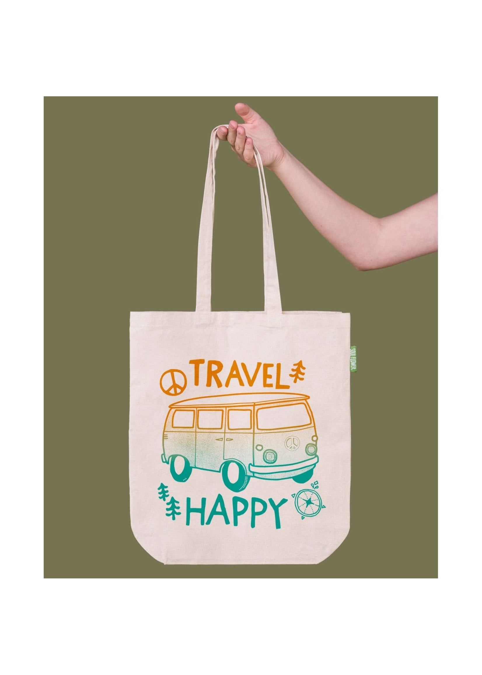 Soul Flower Travel Eco Tote