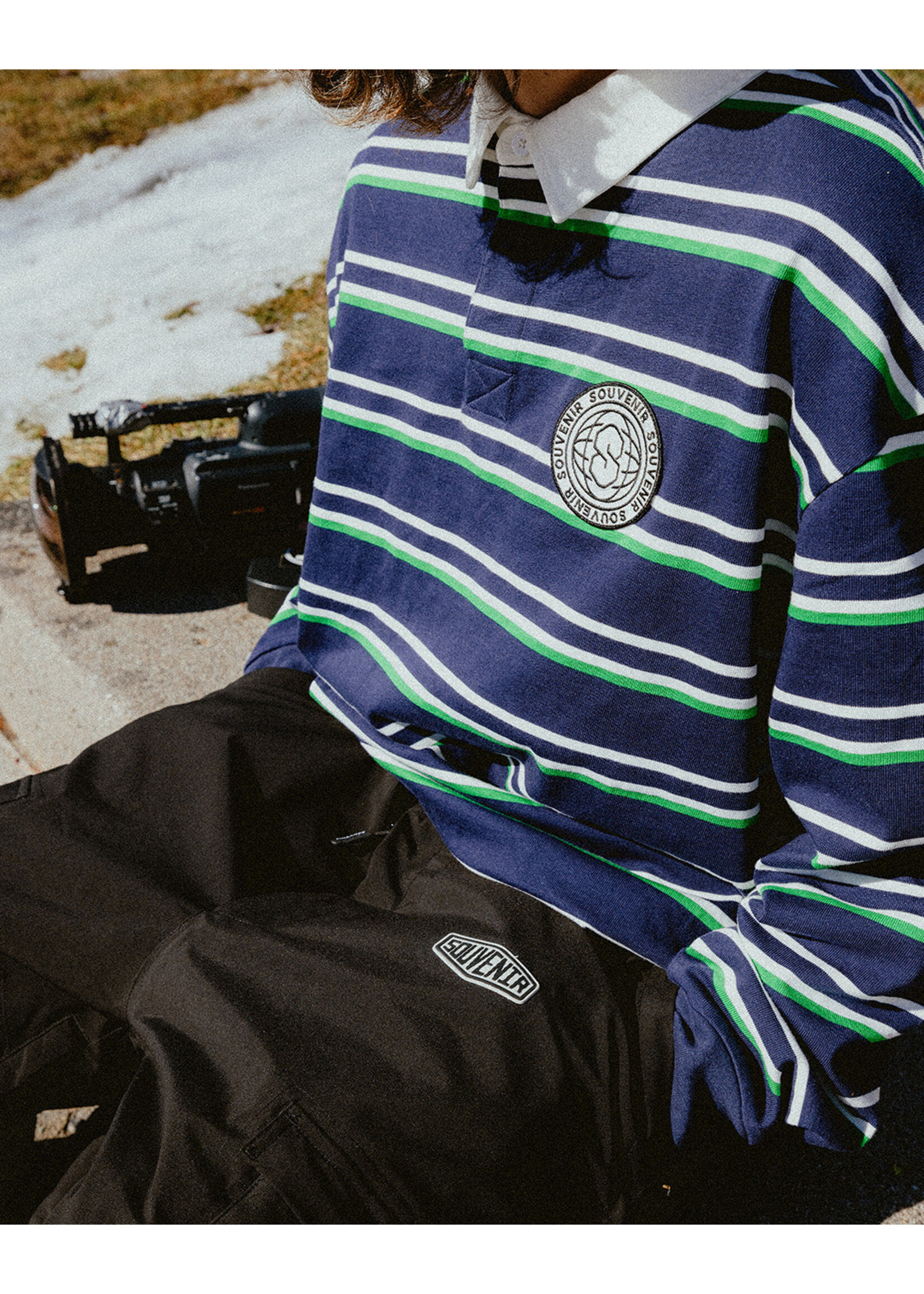 Souvenir Striped Rugby Shirt