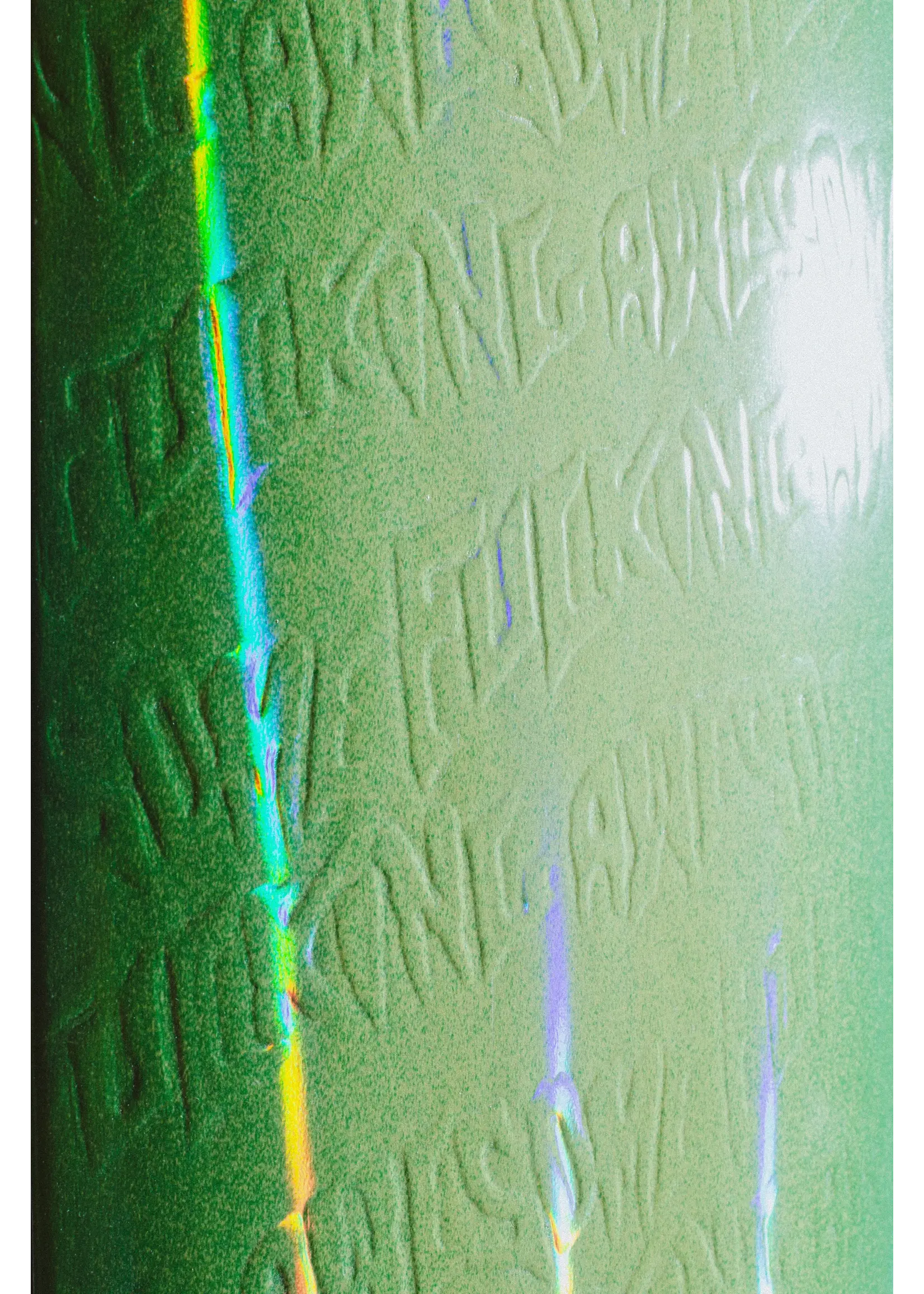 Fucking Awesome NEON GREEN STAMP EMBOSS ED 8.38