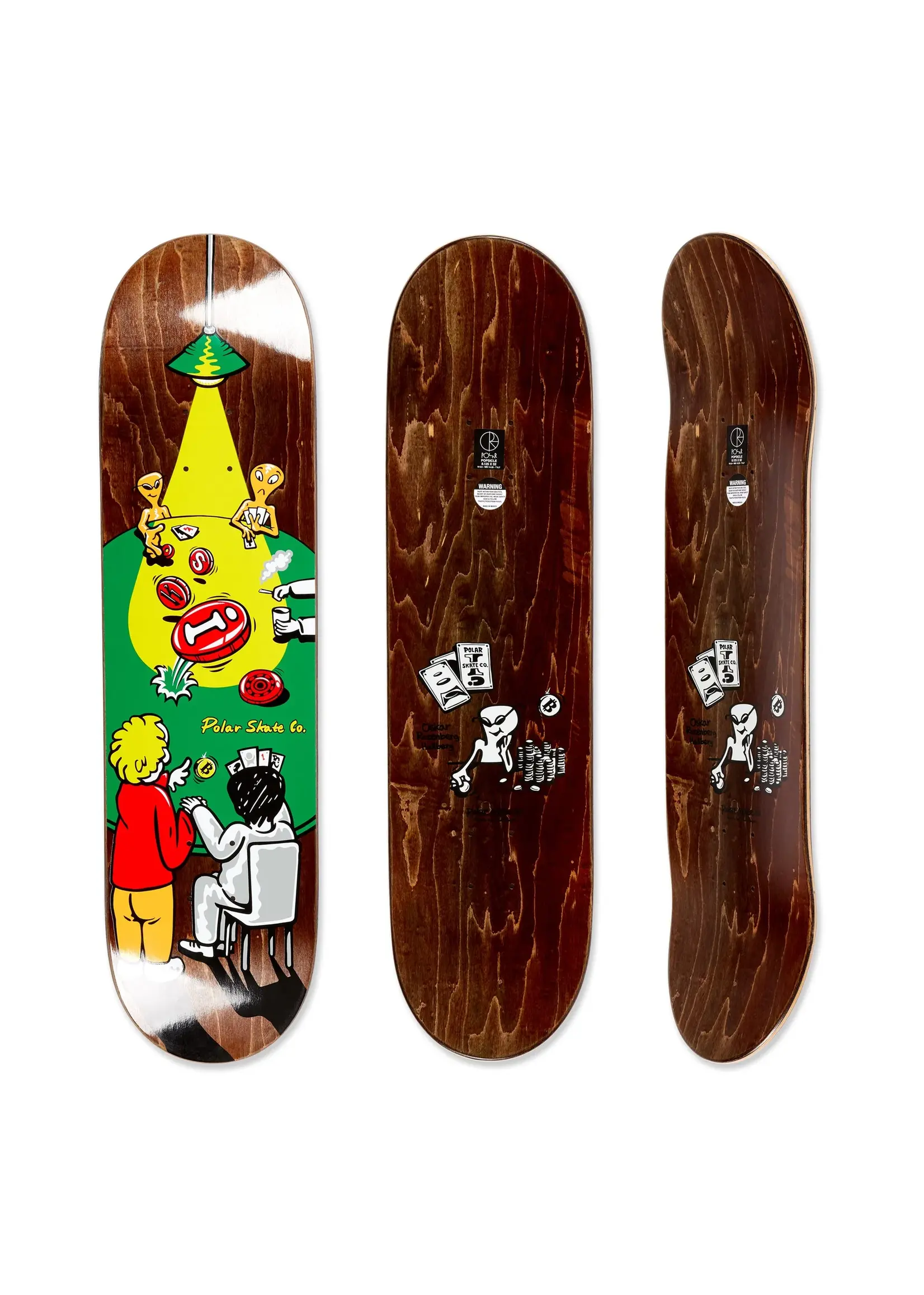 Polar Skate Co. OSKAR | POKER FACE 8.125