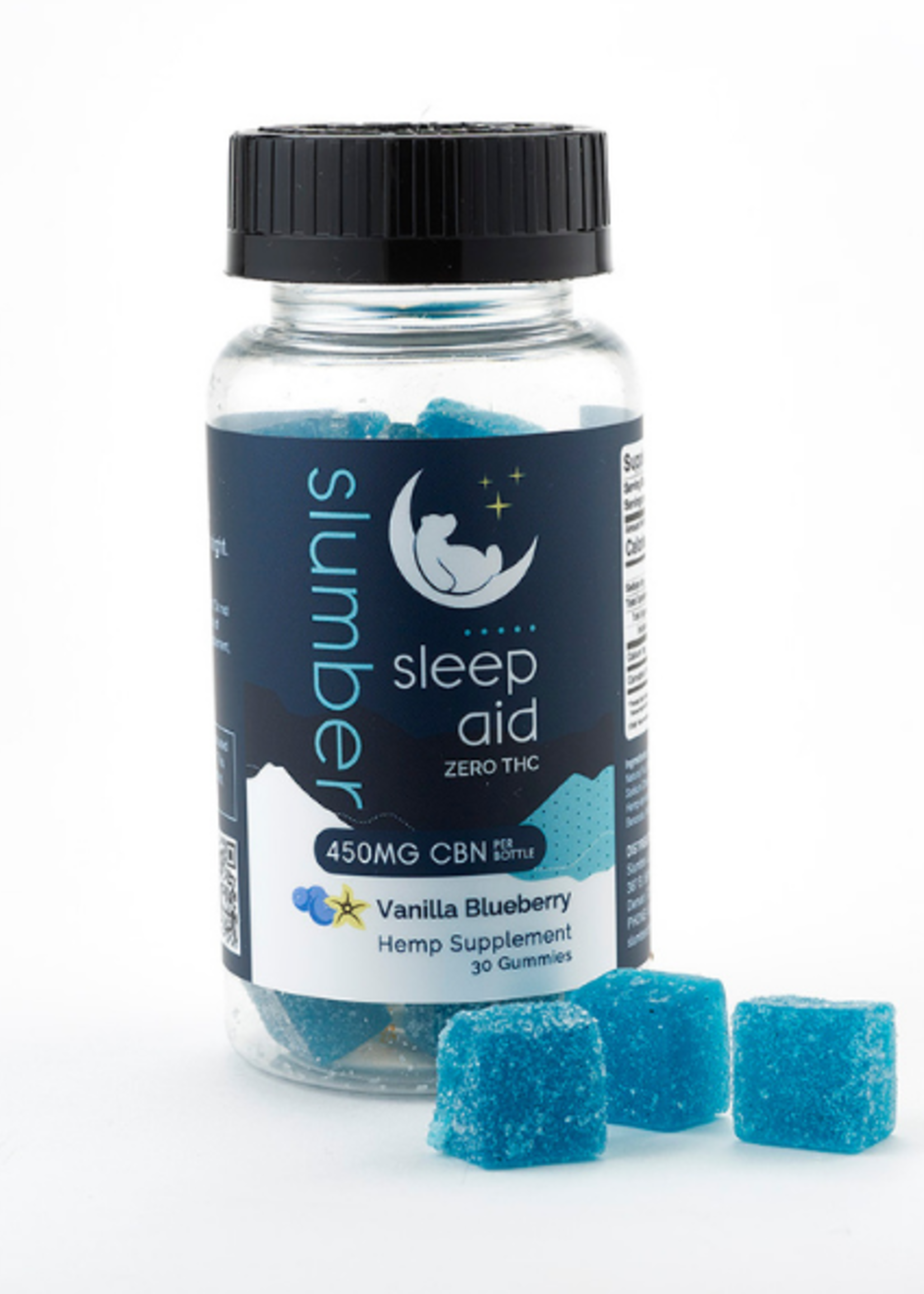 Melatonin gummies Slumber Sleep Aid 450 mg  CBN Vanilla Blueberry