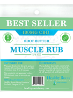 Root Butter Healthy Roots Root Butter Travel Size 1/4 oz 100 mg