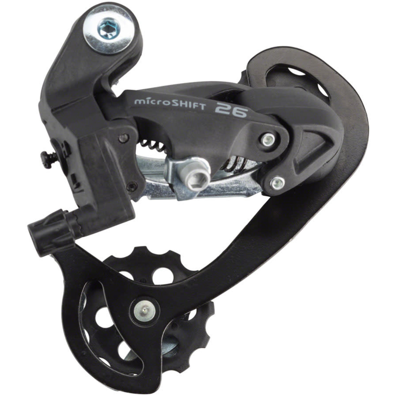 microSHIFT M26 Rear Derailleur - 7,8 Speed Short Cage Black