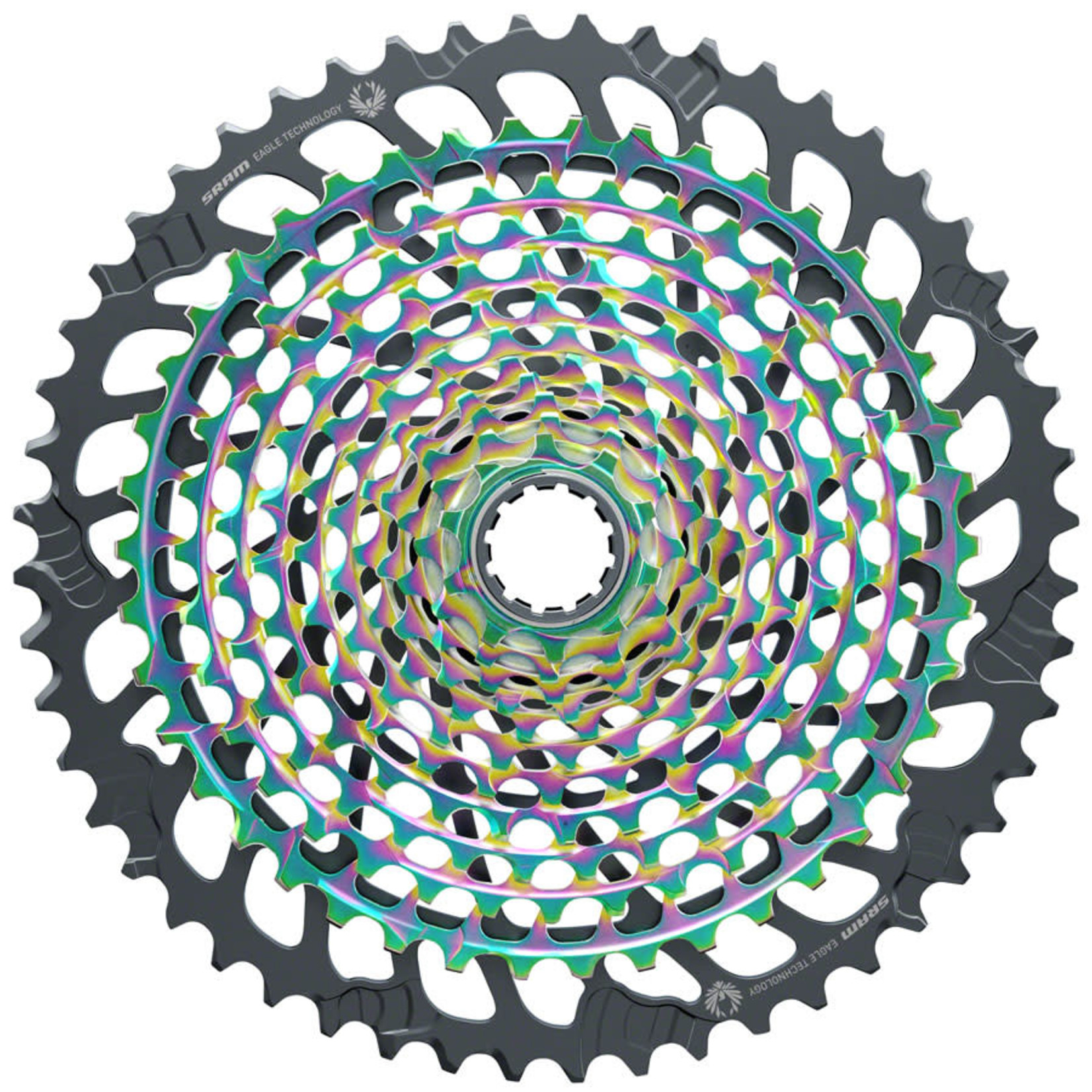 SRAM, XG-1299 XX1 Eagle, Cassette, Speed: 12, 10-52T, Rainbow