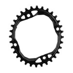 absoluteBLACK Oval 104 BCD Chainring - 32t, 104 BCD, 4-Bolt, Narrow-Wide, Black