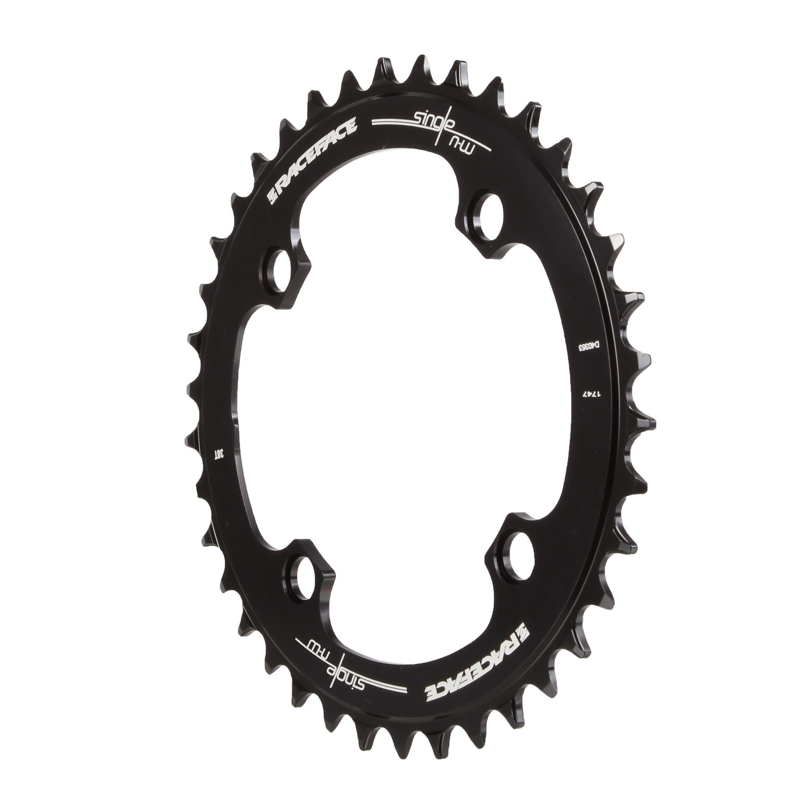 Race Face Narrow Wide Chainring, 104BCD 38T - Black