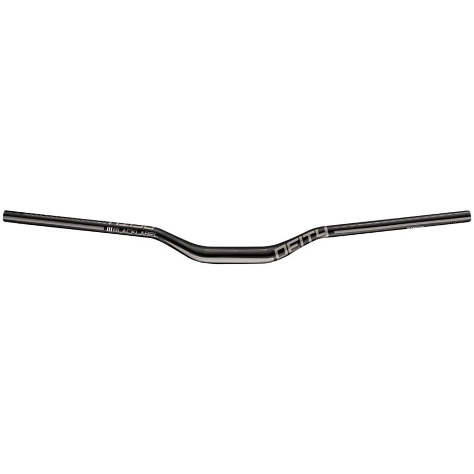 Deity Components DEITY Blacklabel 800 Handlebar: 38mm Rise, 800mm Width, 31.8 Clamp, Black w/ Stealth