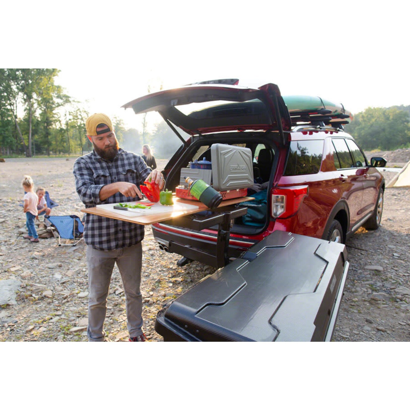 Yakima EXO Hitch System BackDeck Table Top - Bamboo