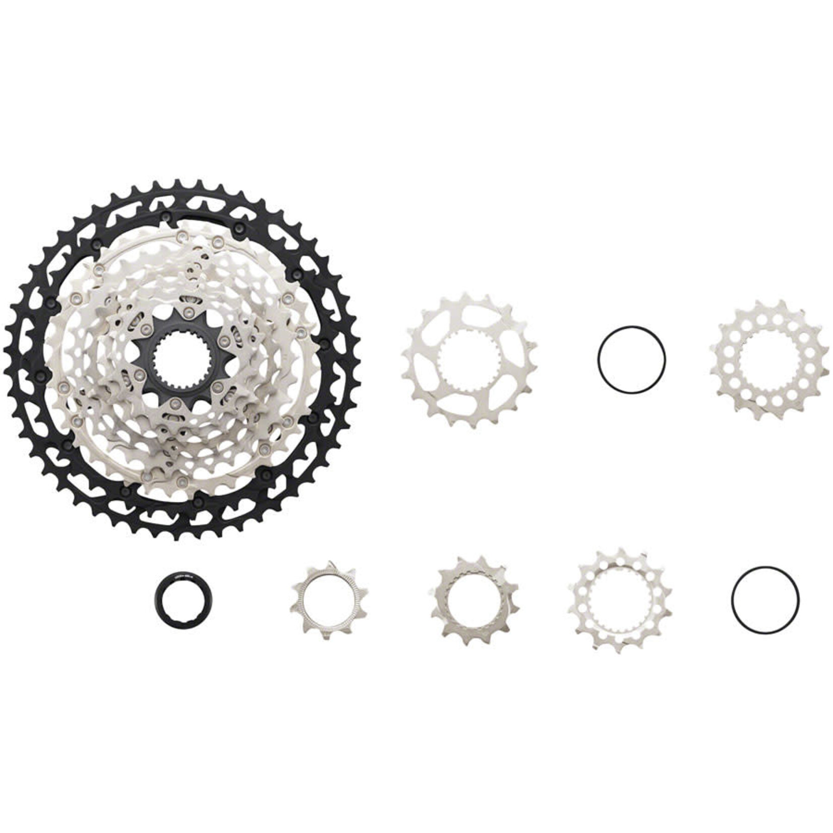 Shimano XT CS-M8100 Cassette - 12-Speed, 10-51t, Silver/Black, Micro Spline