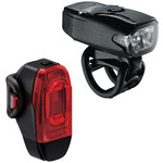 Lezyne KTV Drive+ and KTV Drive Headlight and Taillight Set - Black