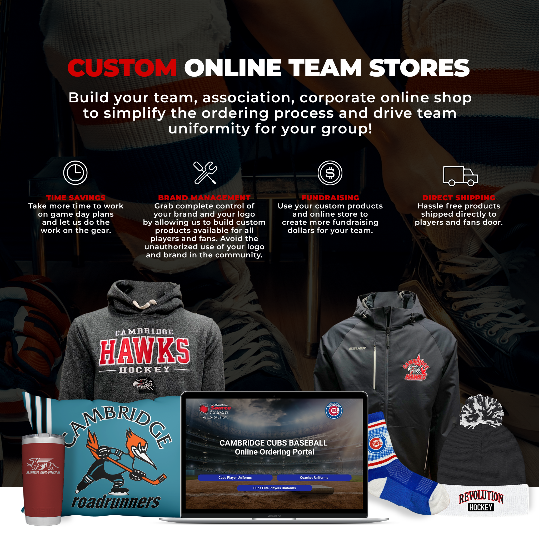 Custom Team Uniforms - Cambridge Sports Inc.