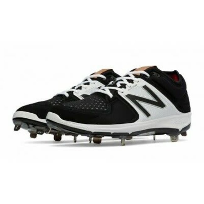 L3000V3 MENS LOW-CUT METAL CLEAT - BLACK/WHITE