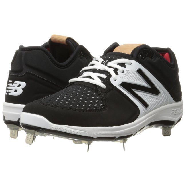 L3000V3 MENS LOW-CUT METAL CLEAT - BLACK/WHITE