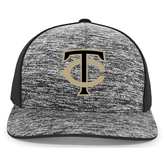 Pacific Headwear Tri-City Outlaws Trucker Hat - Black/Light Charcoal