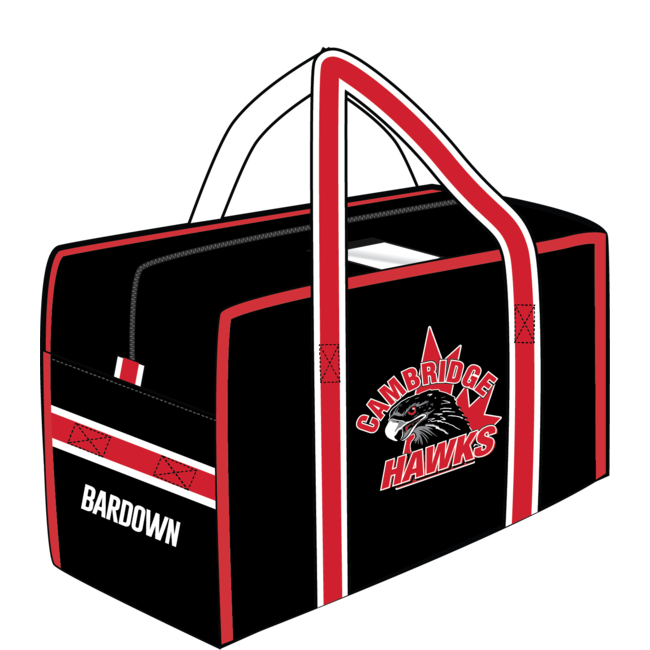 Bardown Hawks Bardown Custom Hockey Bag - JR