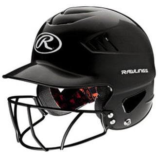 RAWLINGS Rawlings COOLFLO Batting Helmet with Cage Black