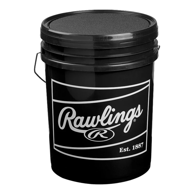 Rawlings AT Ball Bucket With Pad Black
