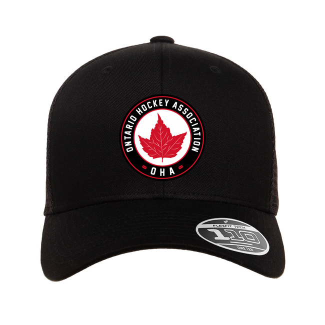 FLEXFIT OHA Black Flex fit Mesh Snapback