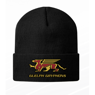 AJM Gryphons Black Roll Up Toque