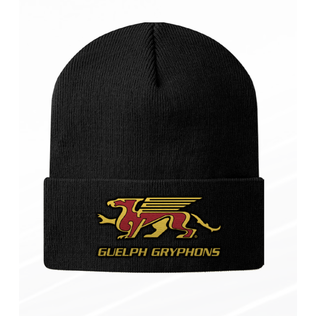 AJM Gryphons Black Roll Up Toque