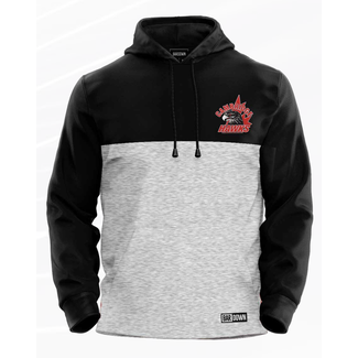 Bardown Hawks Two Tone Fleece Hoody - Adult