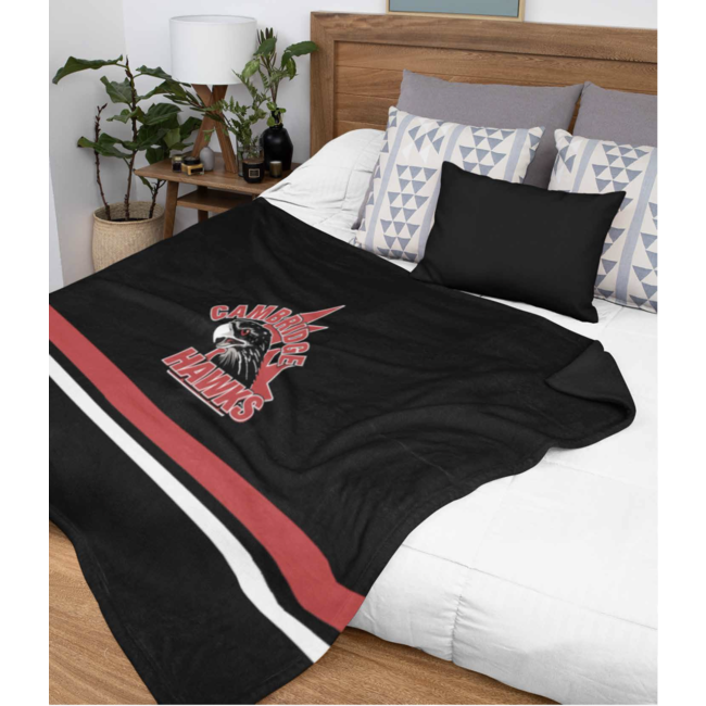 All Team Sports Hawks Custom Sublimated Blanket 50X60