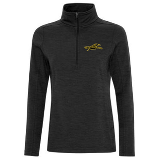 Ravens ATC Dynamic Heather Fleece 1/2 Zip Sweatshirt - Womens