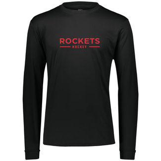 All Team Sports Rockets Performance Long Sleeve Tech Tee - Adult