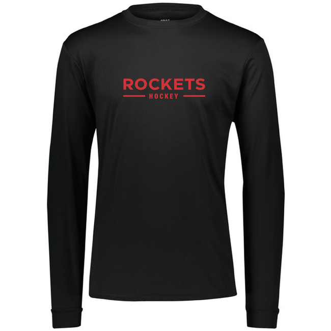 All Team Sports Rockets Performance Long Sleeve Tech Tee - Adult