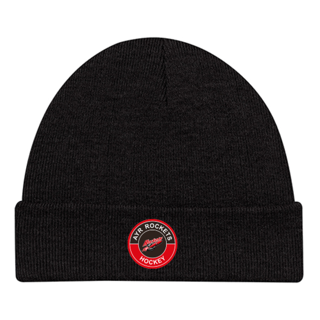 Rockets AJM Black Roll Up Toque