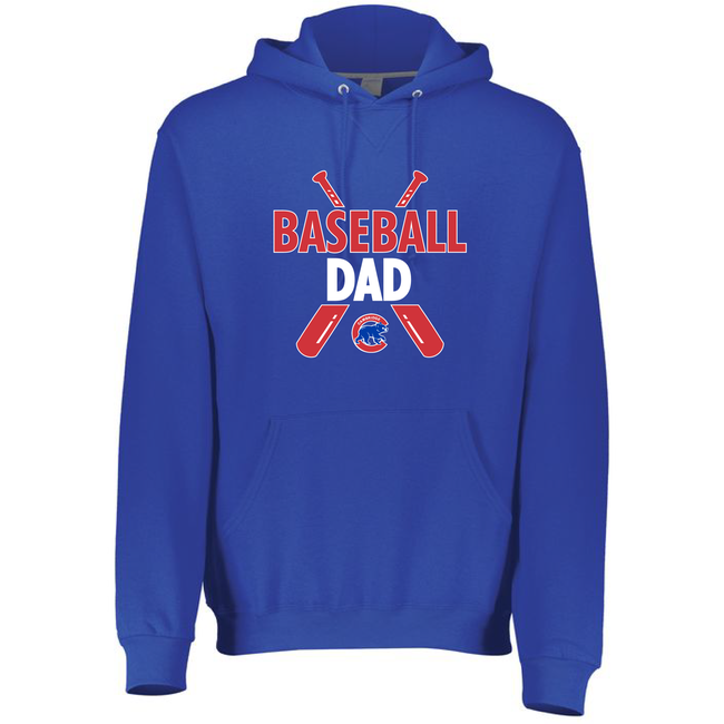 Cubs Baseball Parent Hoody
