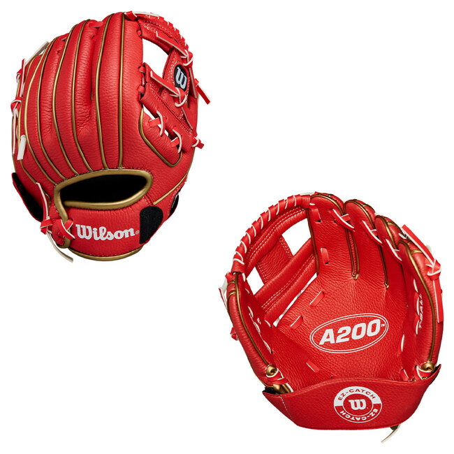 Wilson A200 EZ Catch Red 9" Glove