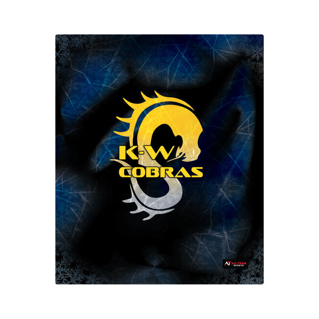 Cobras Custom Sublimated Blanket 50 X 60