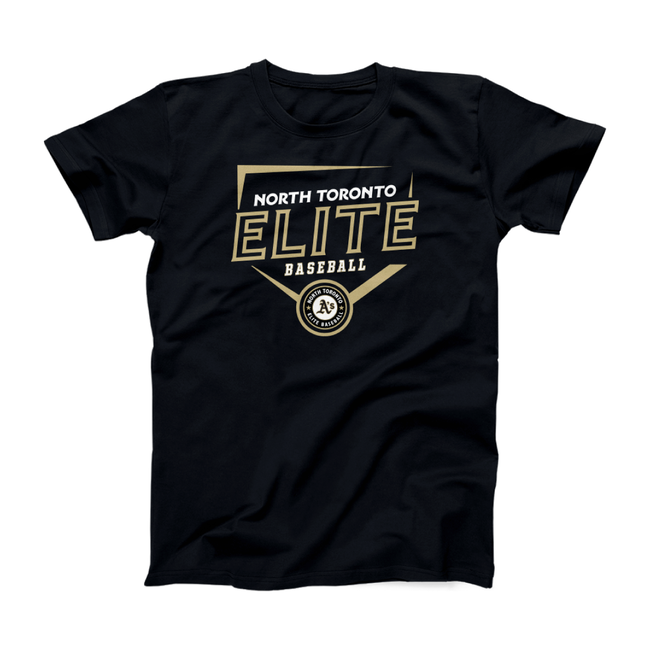 All Team Sports North Toronto A's Elite Diamond Ringspun Cotton Tee - Youth