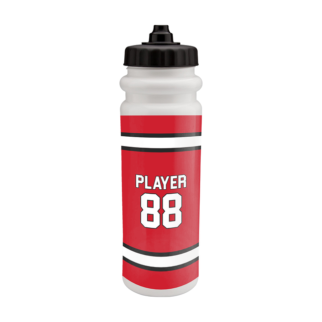 Flames Custom Team Water Bottle