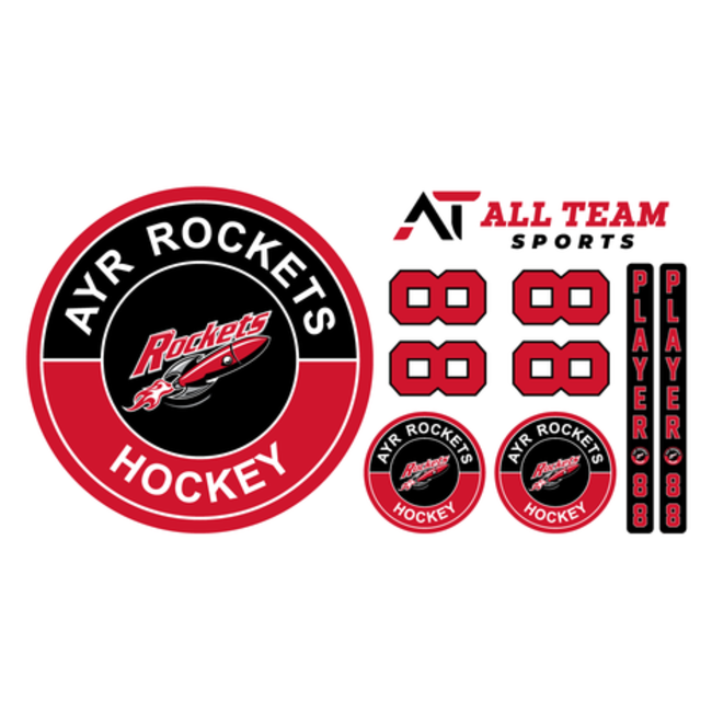 Rockets Player Sticker Kits