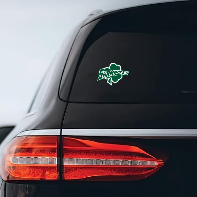 Shamrocks Car Decal