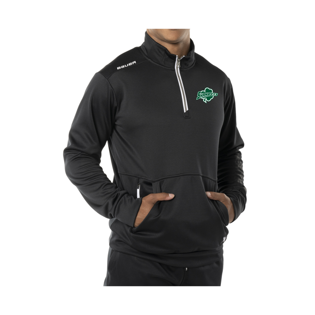 BAUER Shamrocks Bauer S24 Team Fleece 1/2 Zip Pullover - Adult